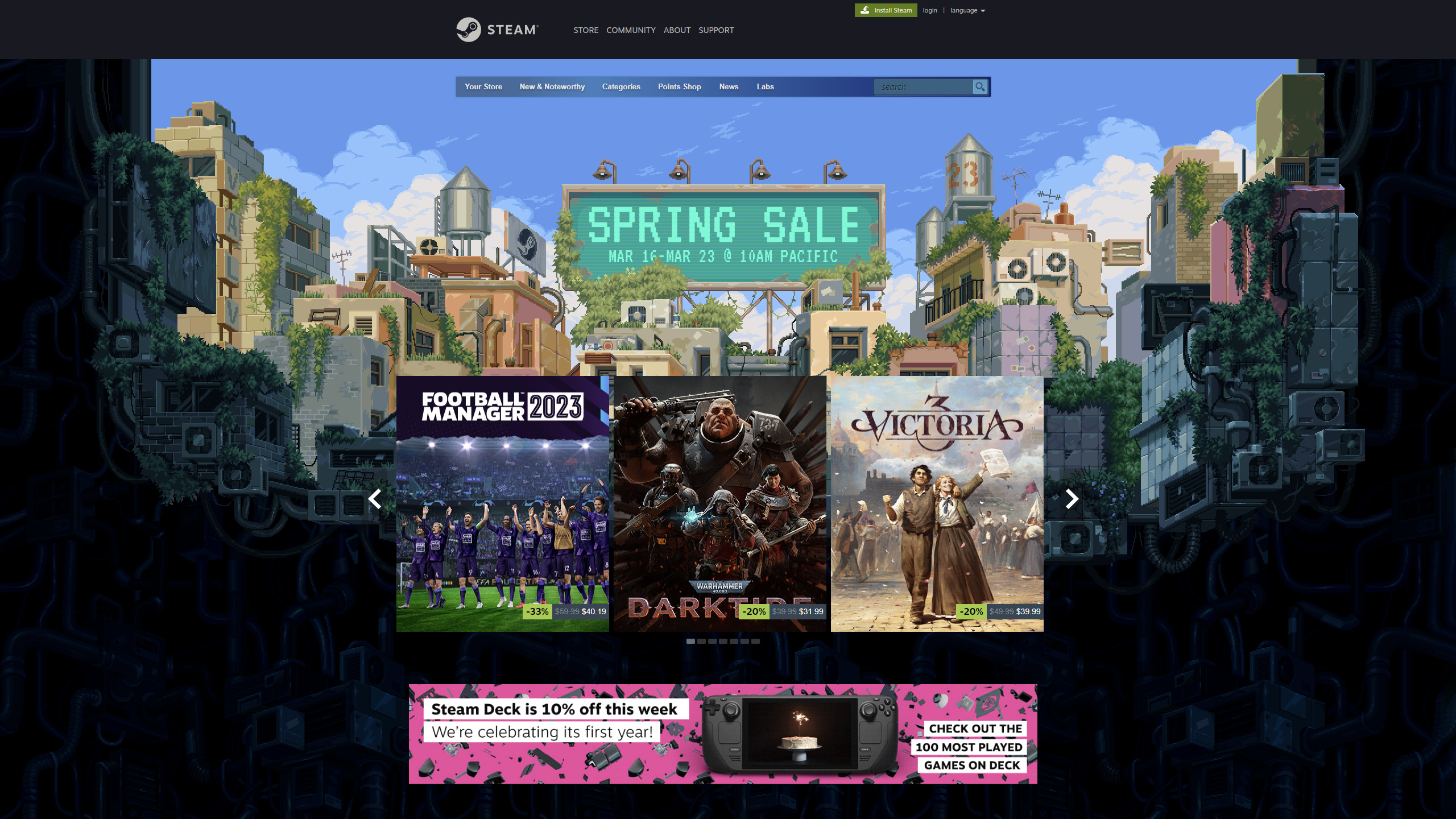 STEAM SPRING SALE 2023 - 96 EXCELENTES JOGOS BARATOS por MENOS de 5 REAIS  AGORA no PC!! 