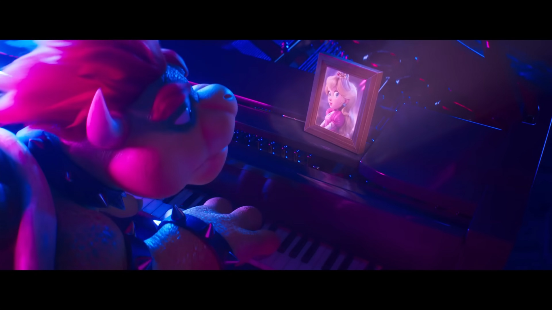 Bowser sings "Peaches" in The Super Mario Bros. movie