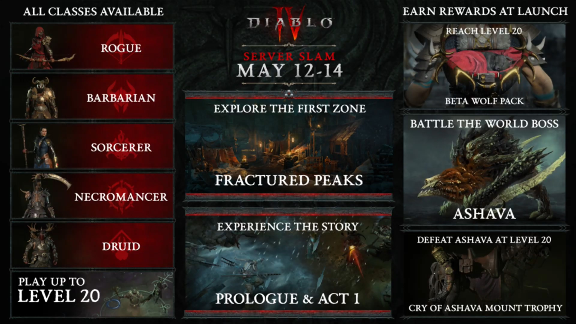 Diablo IV is getting another open beta from May 12 to May 14