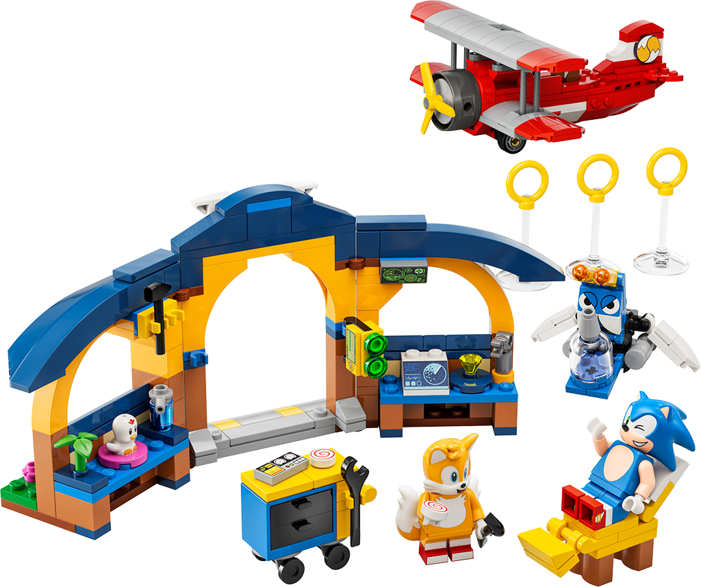 LEGO Sonic the Hedgehog Tails's Workshop and Tornado Plane (76991)