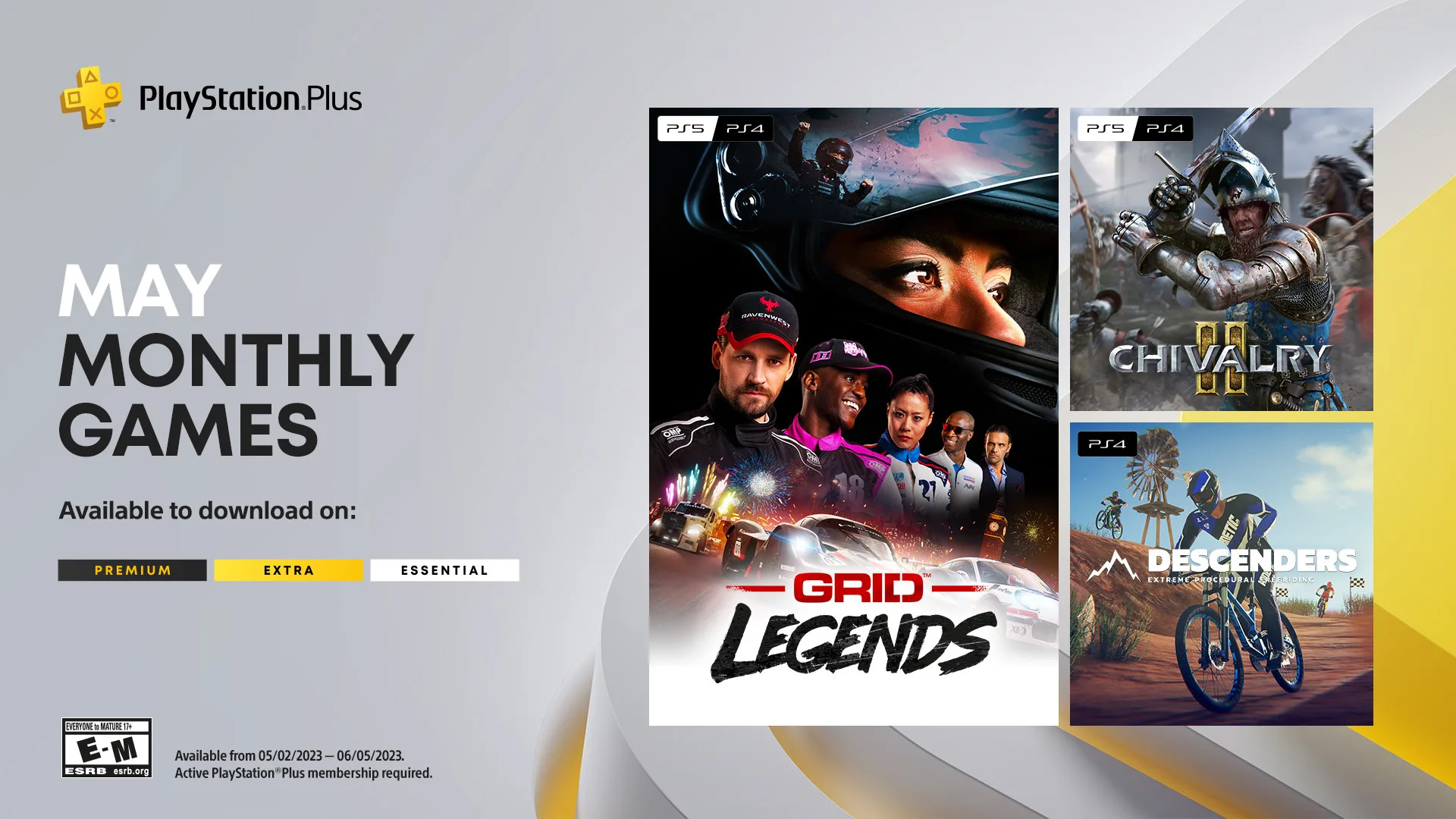 PlayStation Plus monthly games for May 2023