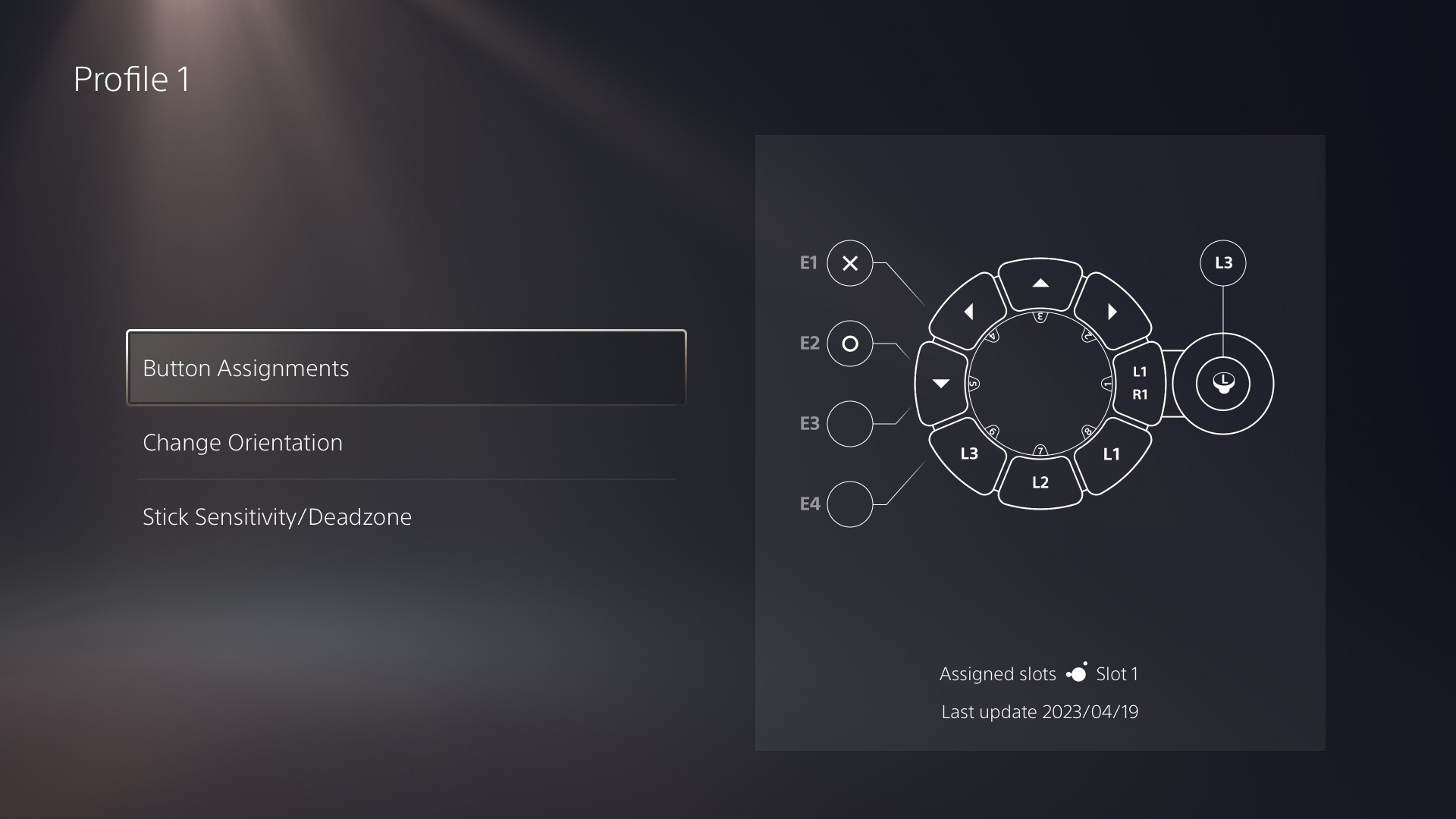 A look at the PlayStation 5 Access controller's UI