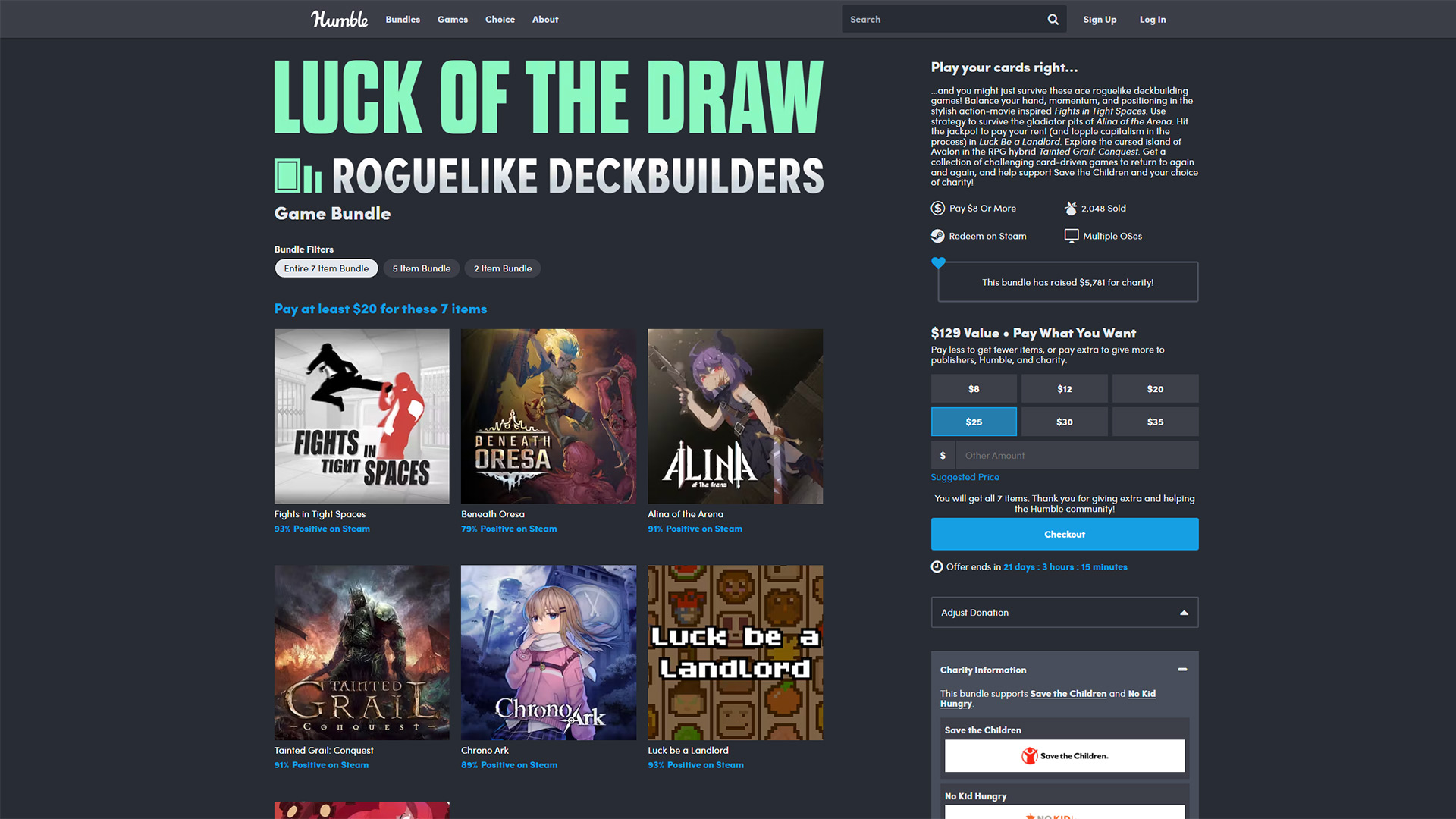Roguelike Deckbuilders Humble Bundle