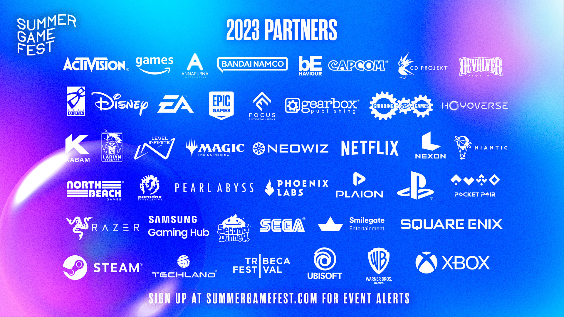 Summer Game Fest 2023 Schedule