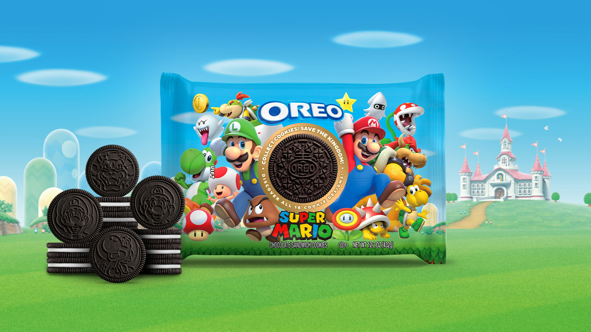 Super Mario OREO cookies will be available for a limited time