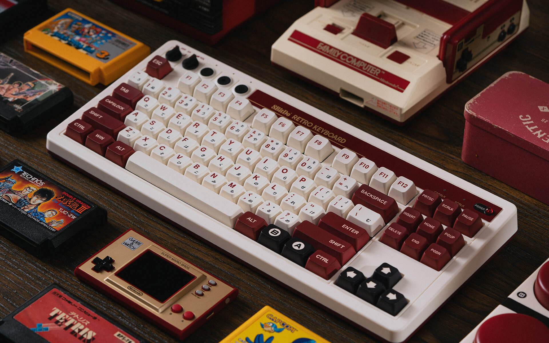 The 8BitDo Retro Mechanical Keyboard Fami Edition