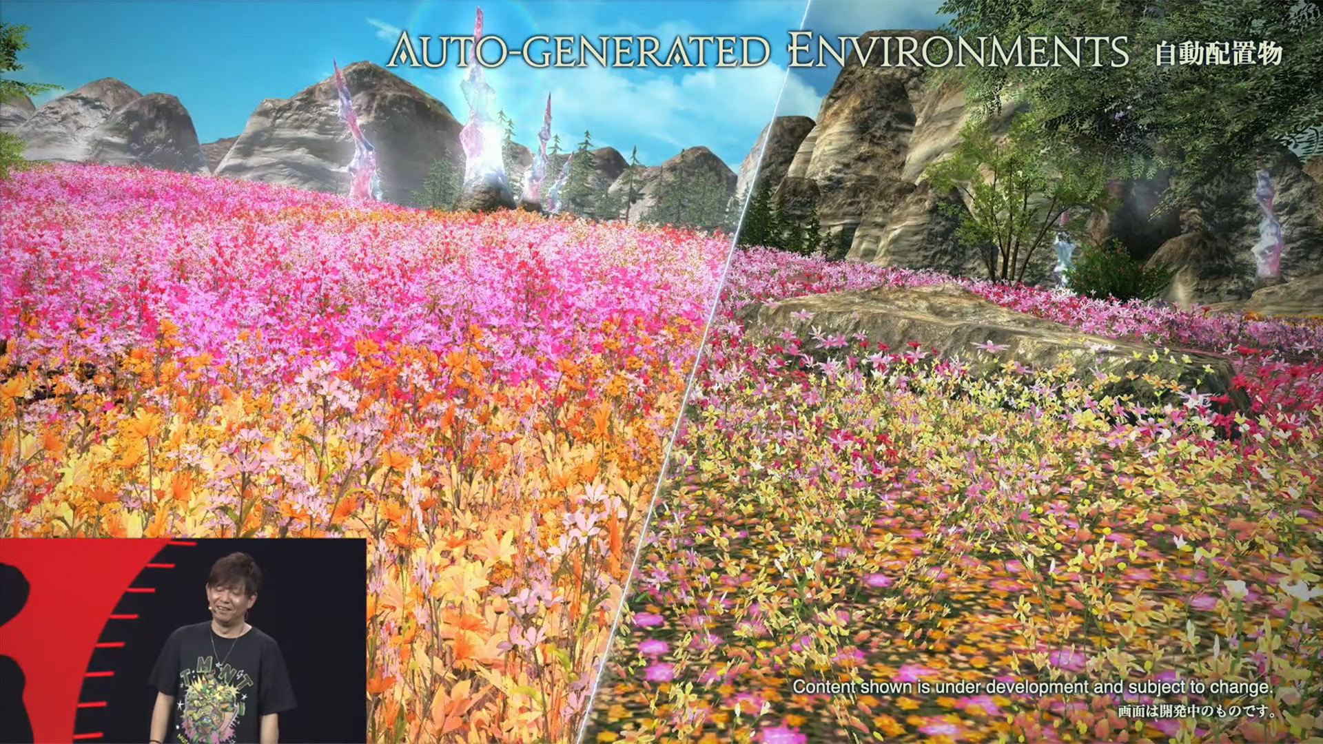 Final Fantasy XIV: Dawntrail's auto-generated environments