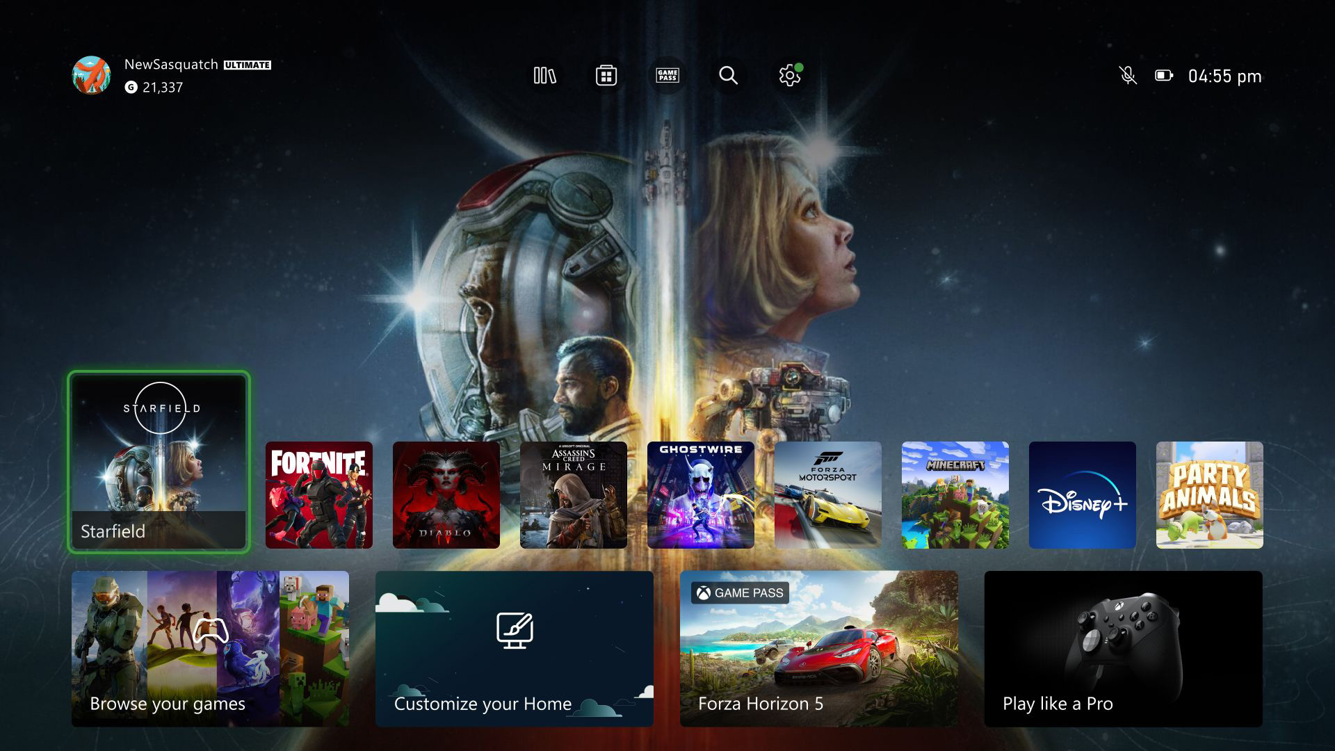 The new Home experience is rolling out to Xbox Series X|S and Xbox One consoles
