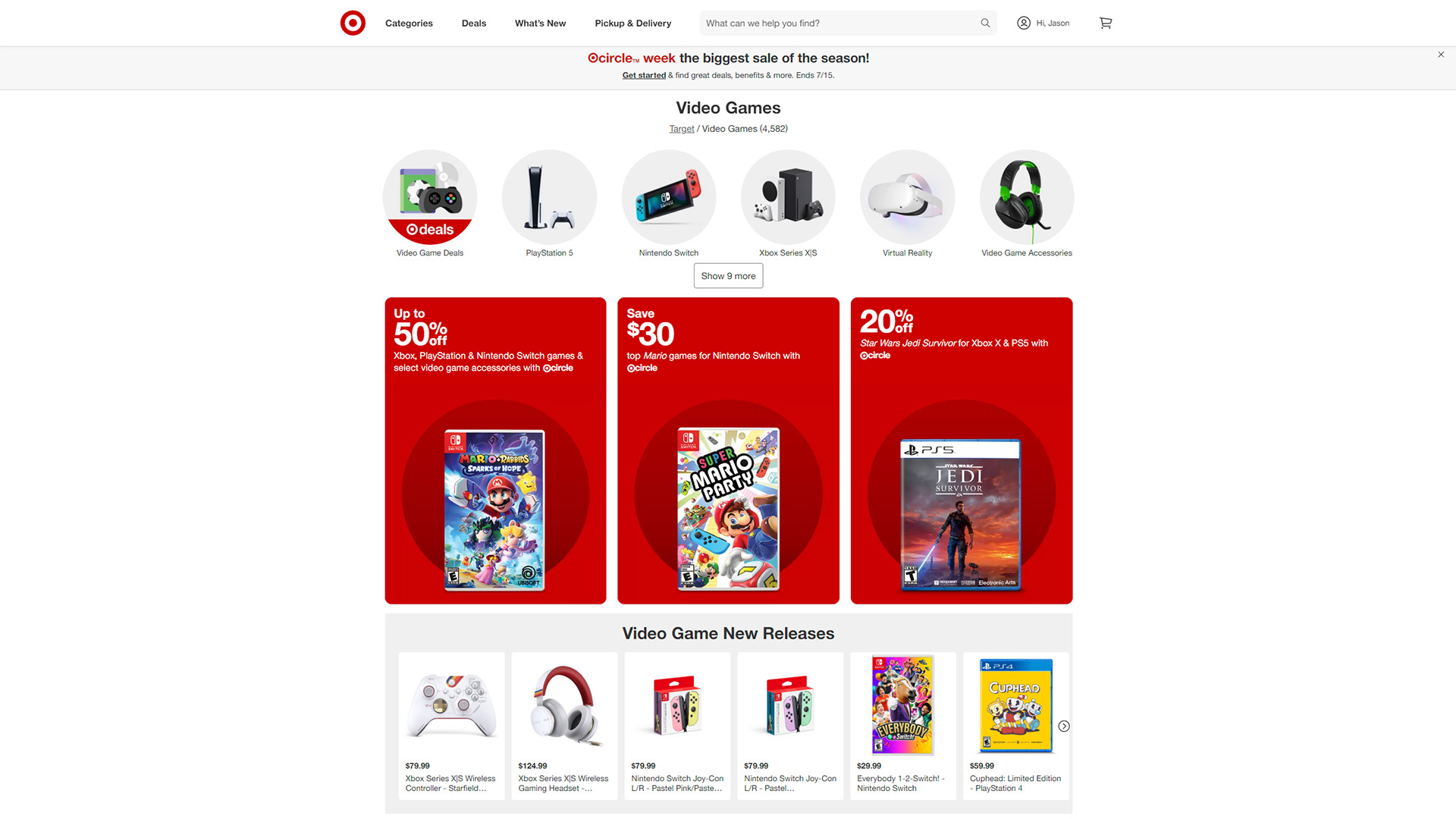 Target is hosting its Circle Week sale from now until July 15