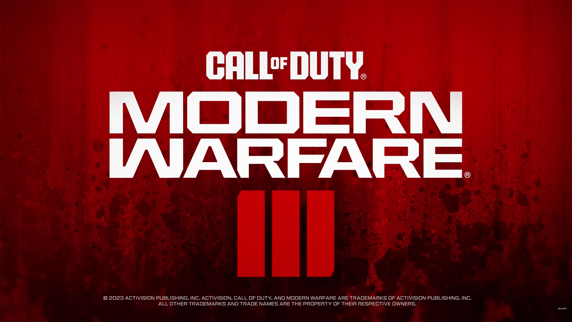 Call of Duty: Modern Warfare III will release on November 10