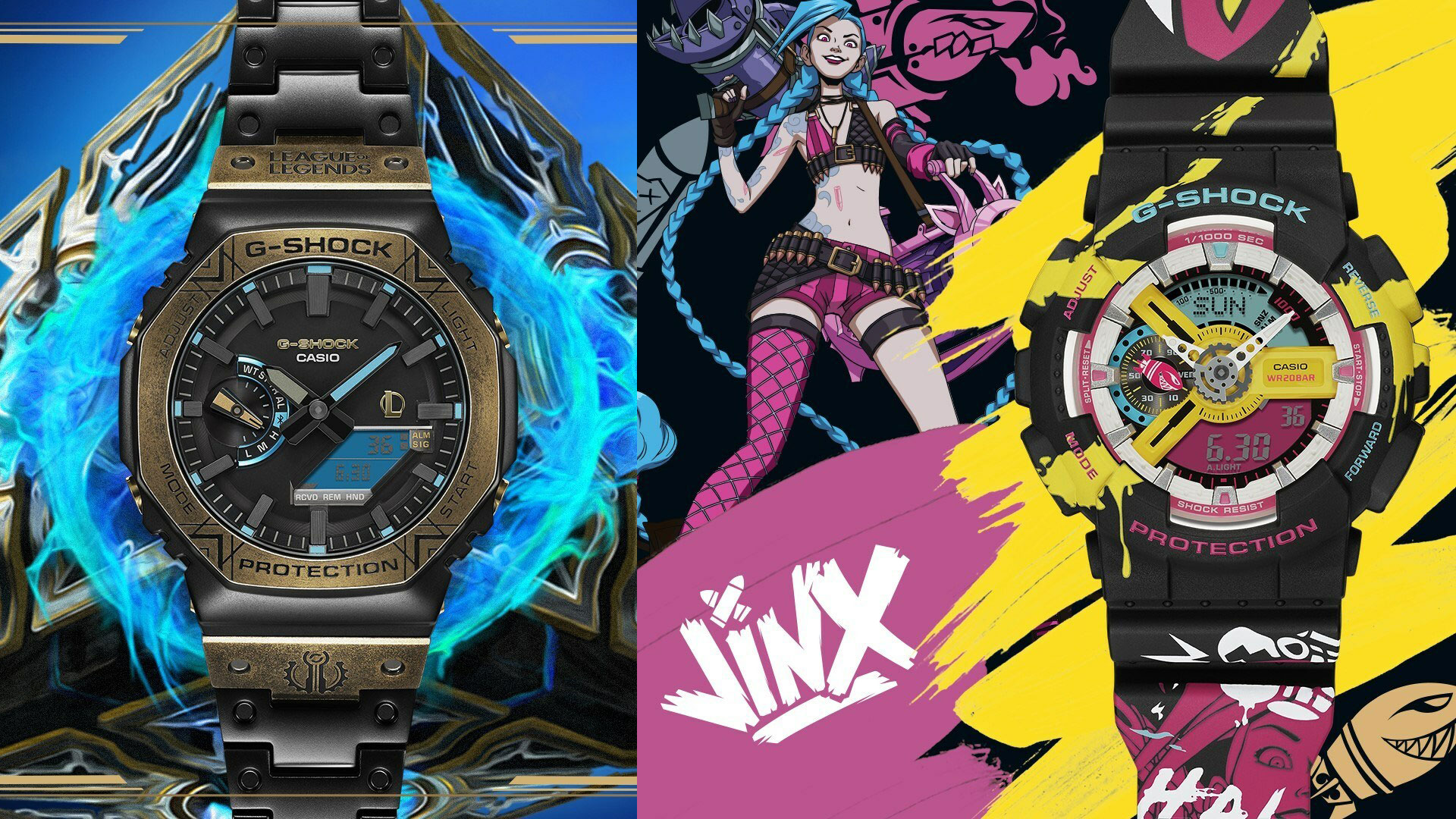 Casio is releasing a pair of League of Legends G-Shock watches