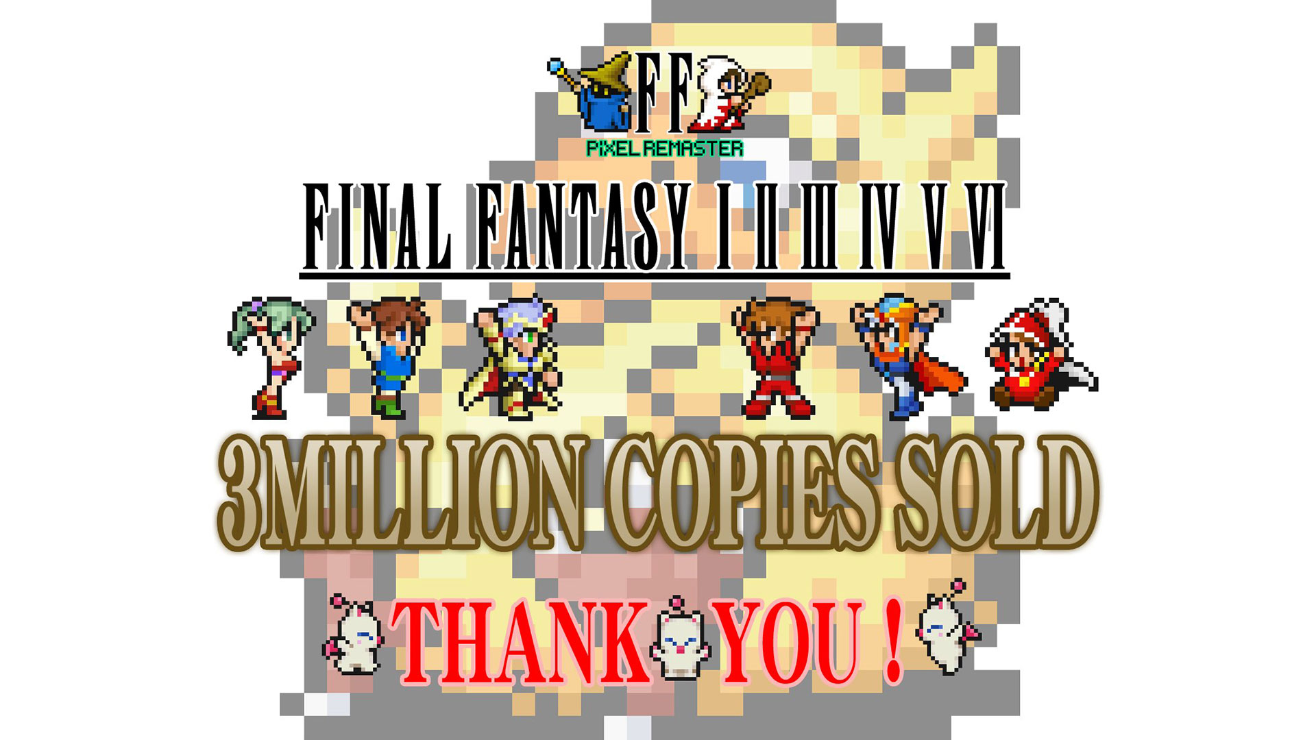 Final Fantasy Pixel Remaster has reached 3 million copies sold