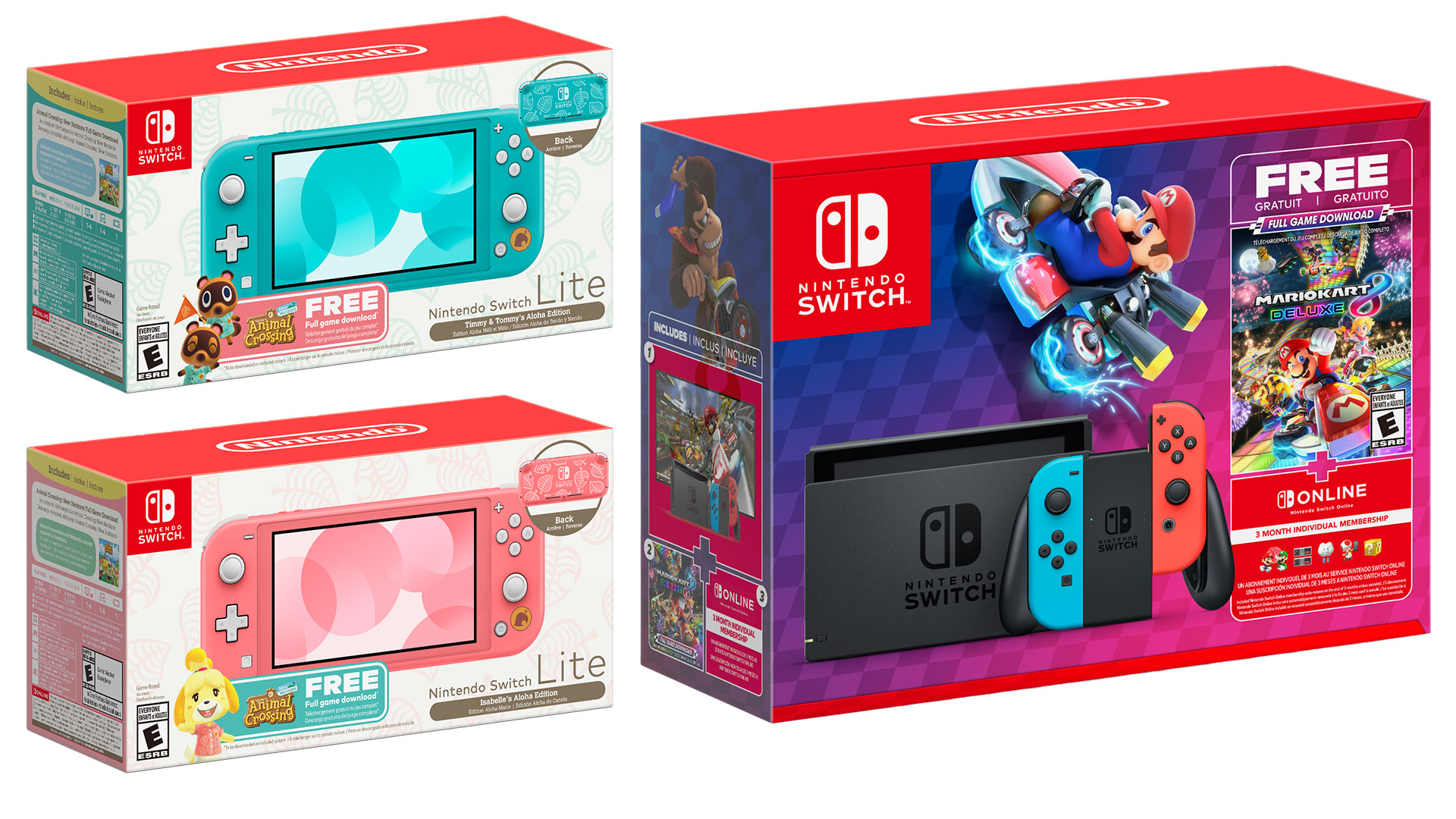 Nintendo has announced new Switch and Switch Lite bundles