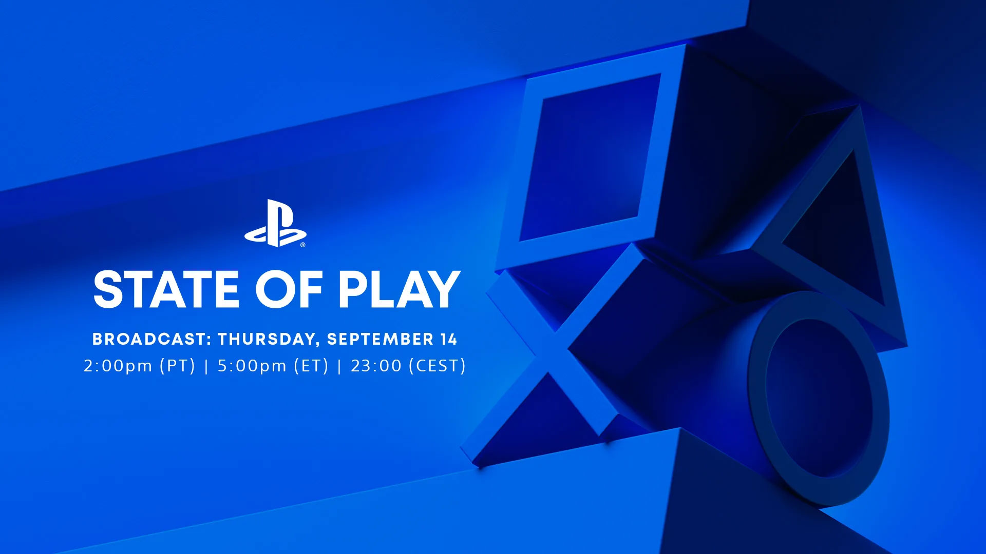 Sony has announced a State of Play for Thursday, September 14