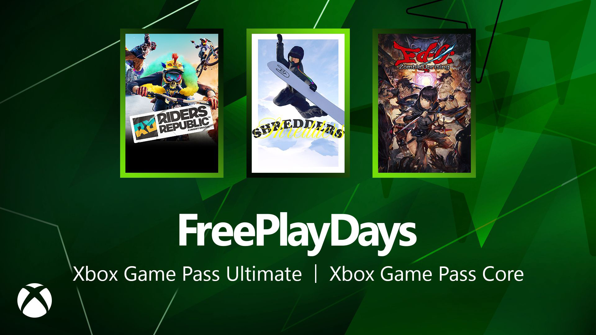 Xbox has announced three games available for Free Play Days starting today