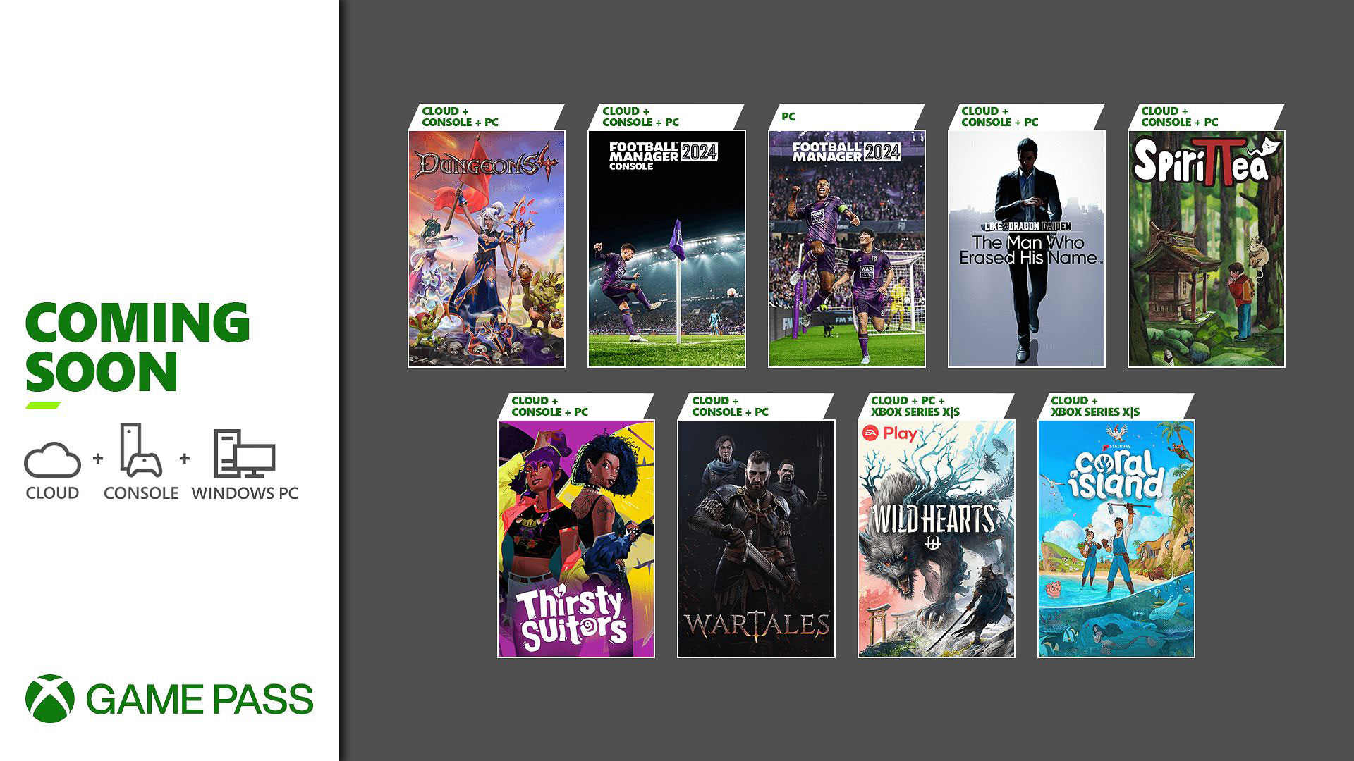 Xbox Game Pass November 2023 has a good mix of games from different genres