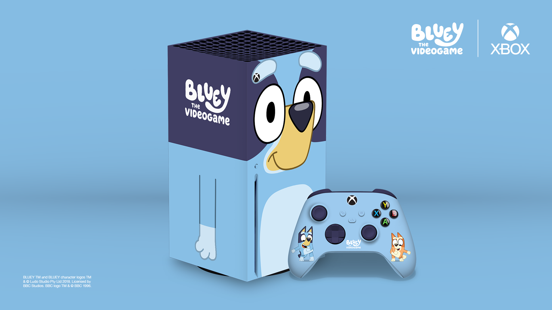 This Bluey Custom Xbox Series X can be yours, if you're lucky