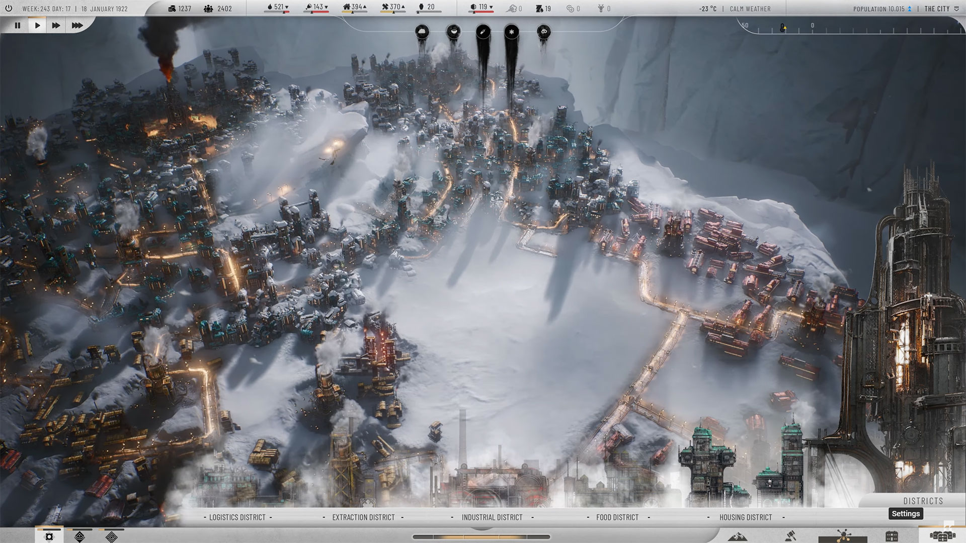 Developer 11 bit studios has revealed the first gameplay trailer for Frostpunk 2