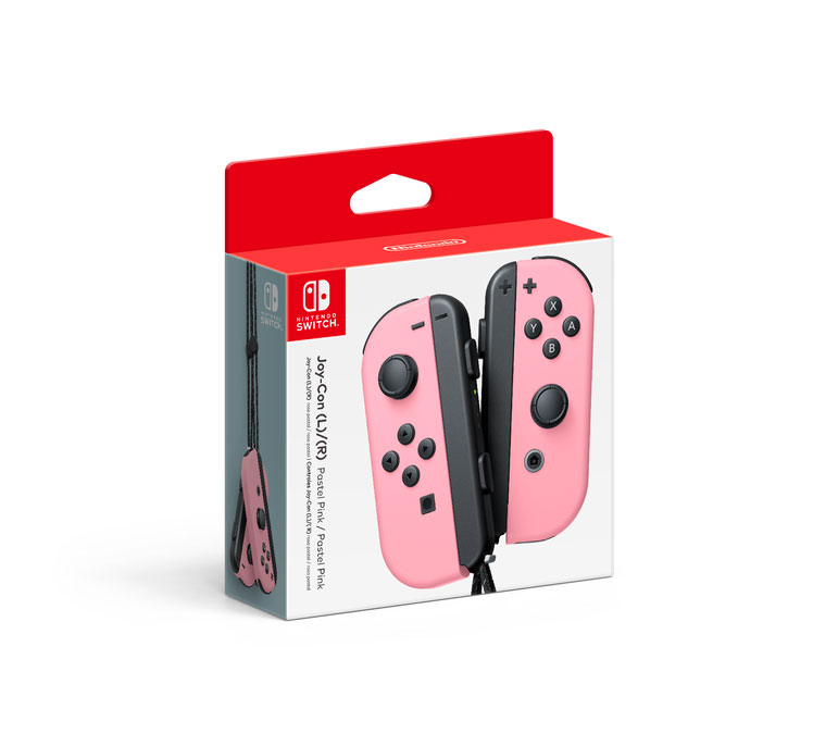Nintendo Switch Pastel Pink Joy-Cons