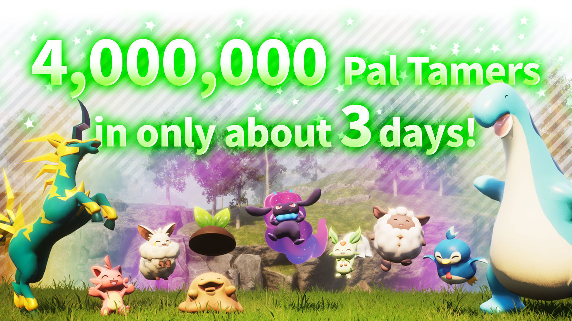 Palworld sold over four million copies in about three days