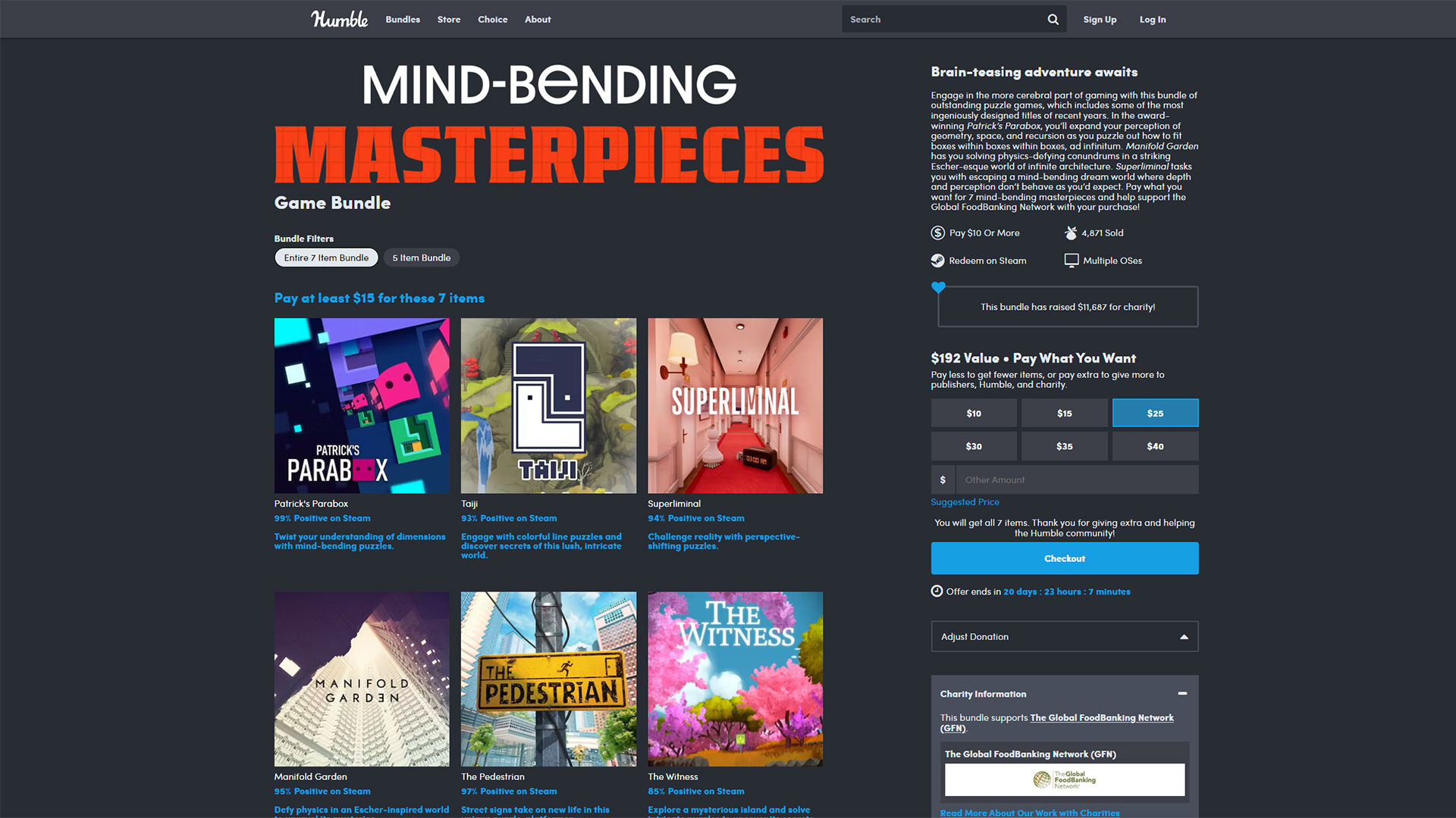 The Mind-Bending Masterpieces Humble Bundle is now available