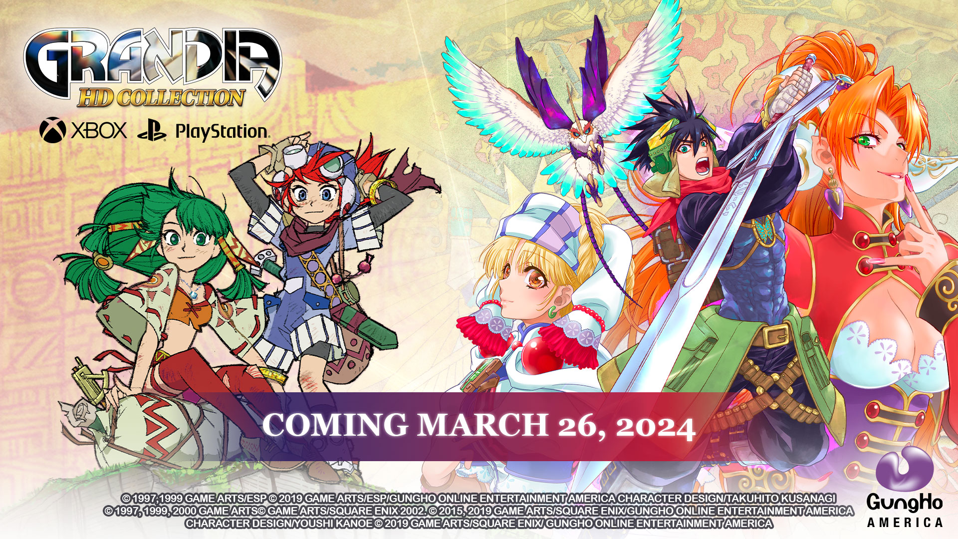 Grandia HD Collection launches March 26, 2024