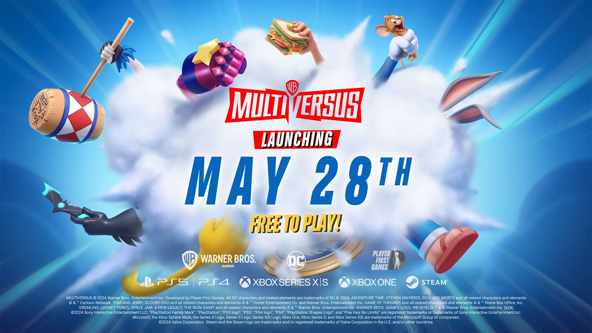 MultiVersus is officially launching on May 28, 2024