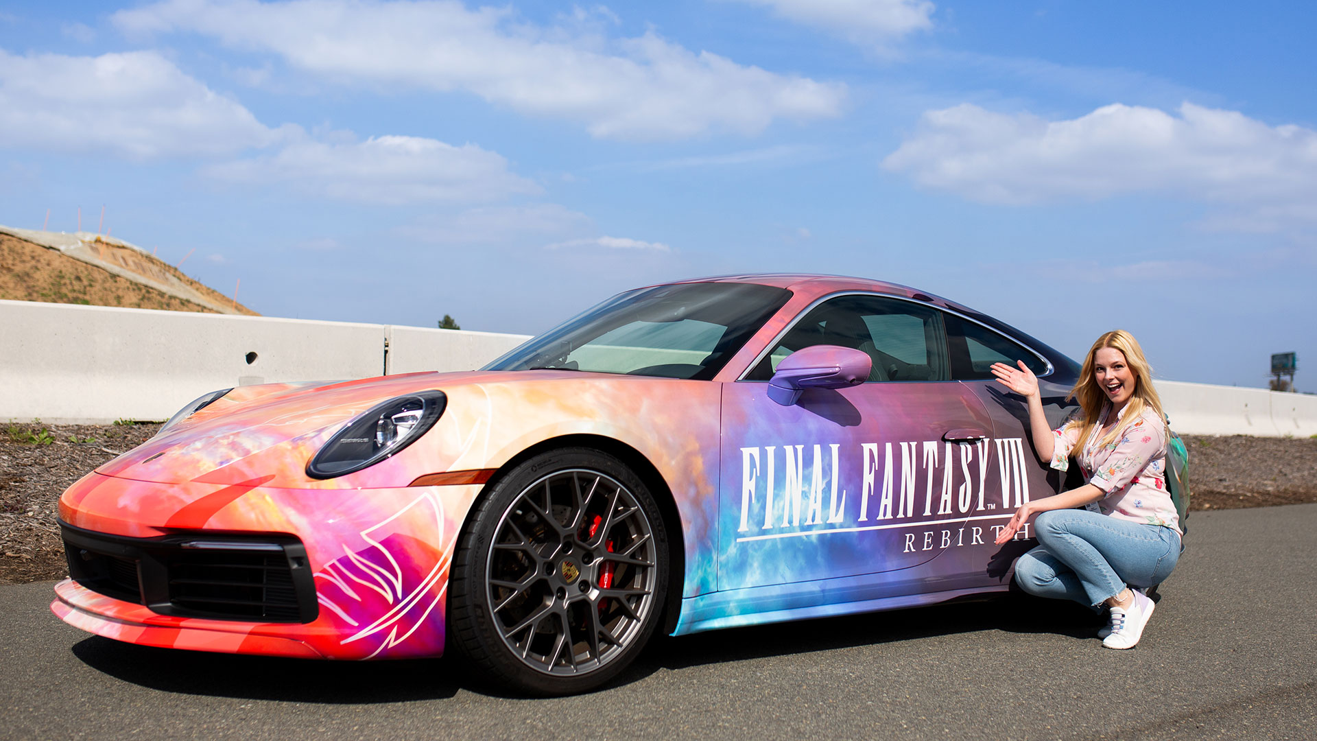Porsche x Final Fantasy VII Rebirth Collaboration