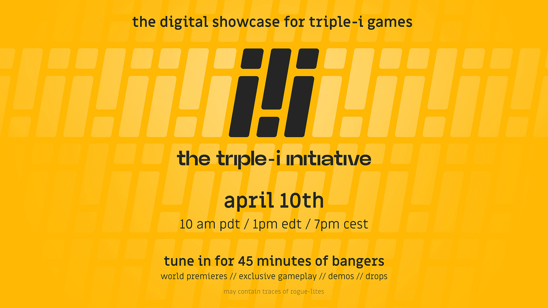 The Triple-i Initiative is a new digital showcase focused on indie games
