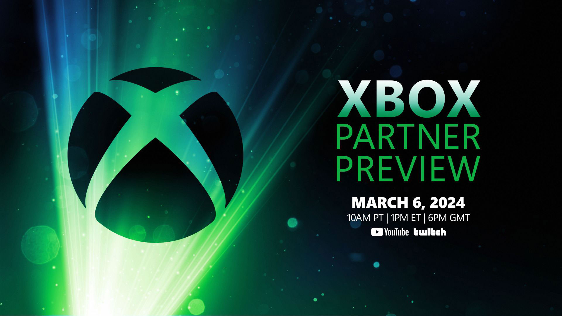 The Xbox Partner Preview event happens March 6, 2024 at 10:00am Pacific (1:00pm Eastern)