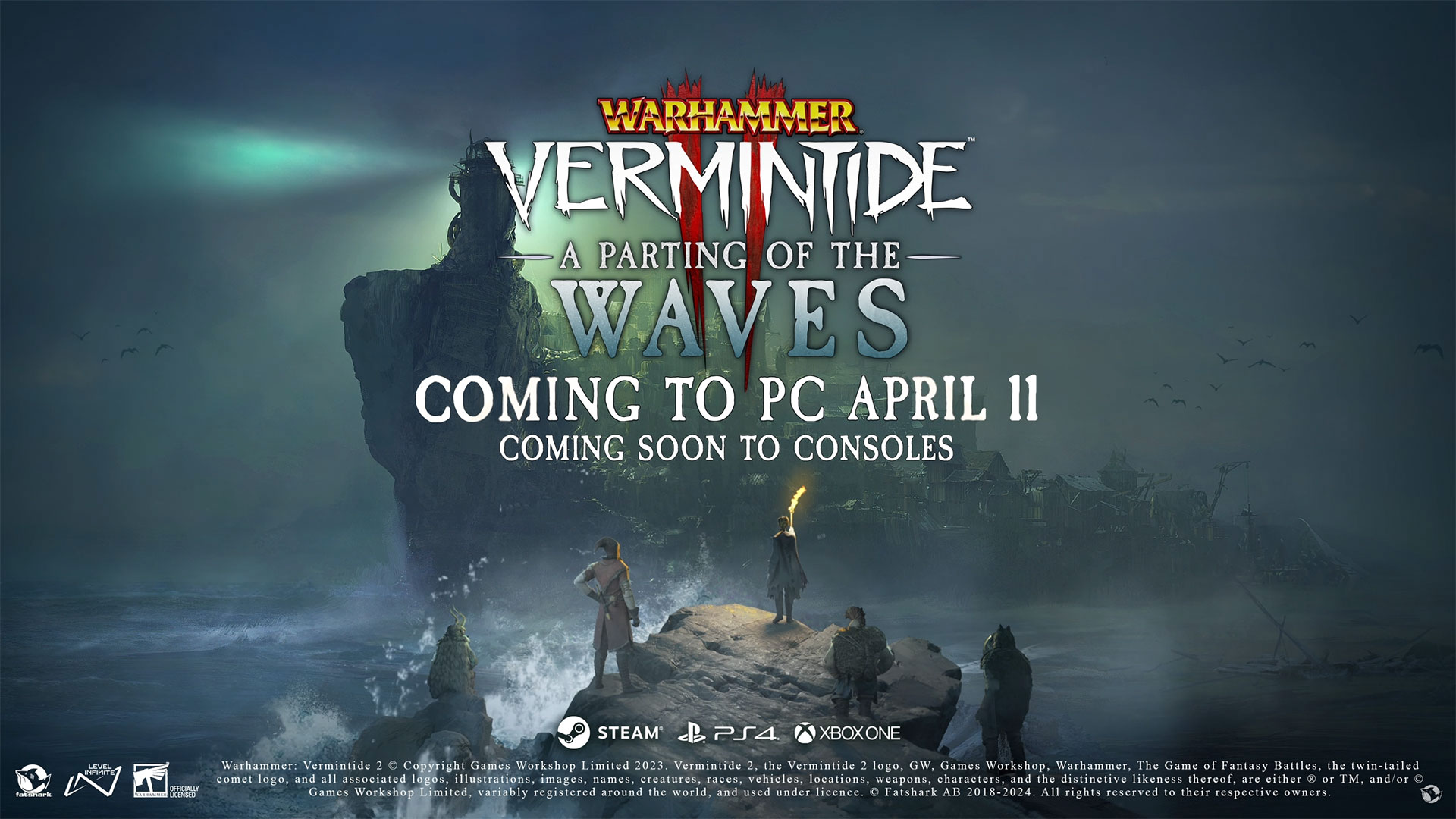 Warhammer: Vermintide 2 has announced a free update called A Parting of the Waves