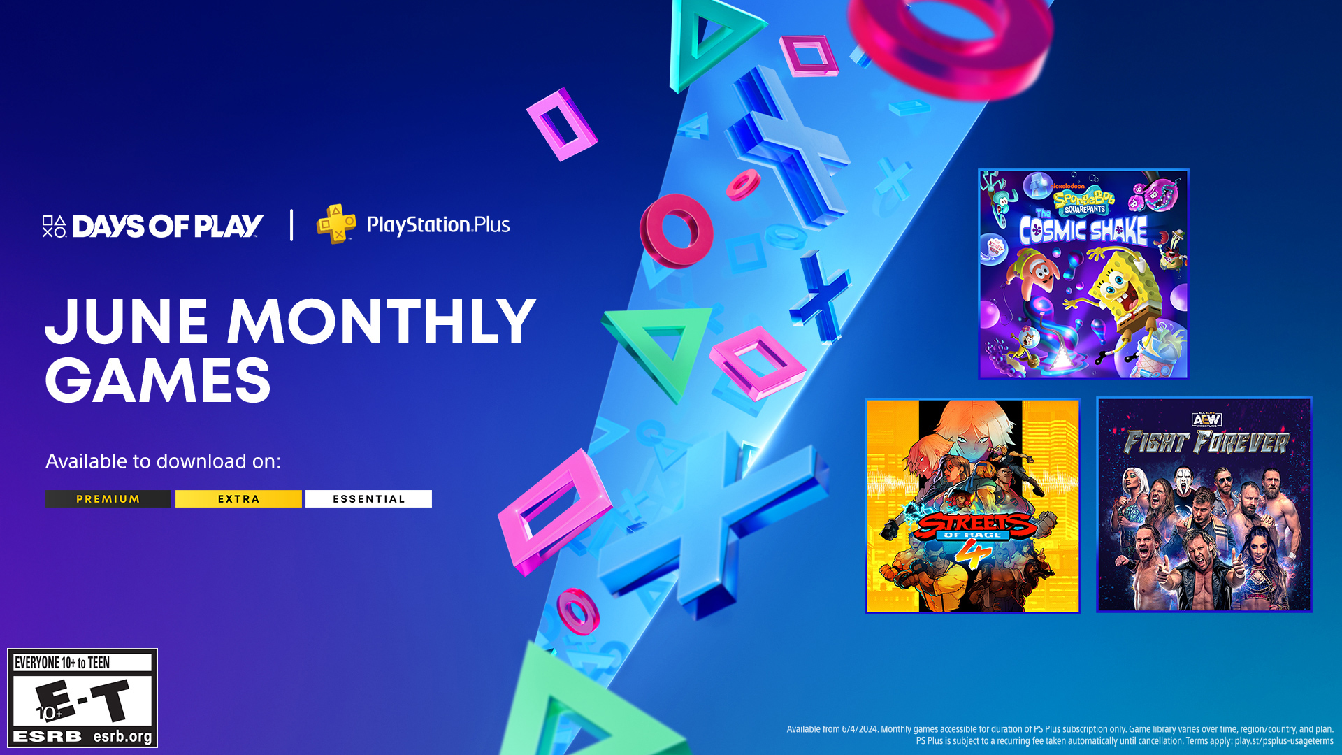 The PlayStation Plus Monthly Games for June 2024 go live on June 4