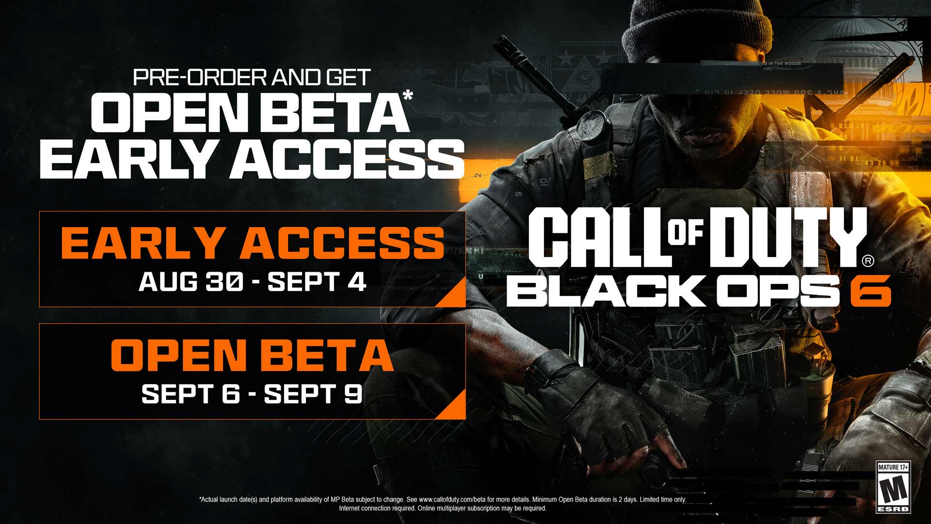 Preorder and you'll get early access to Black Ops 6's beta on August 30