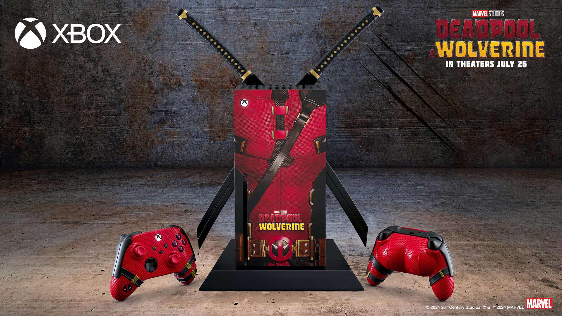 Xbox is also giving away a custom Deadpool-inspired Series X console