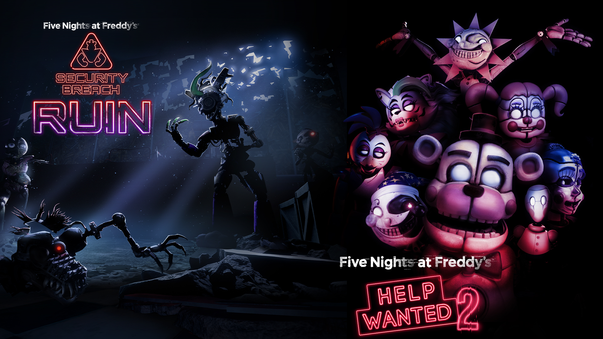 Five Nights at Freddy's: Help Wanted 2 & Five Nights at Freddy's: Security Breach - Ruin