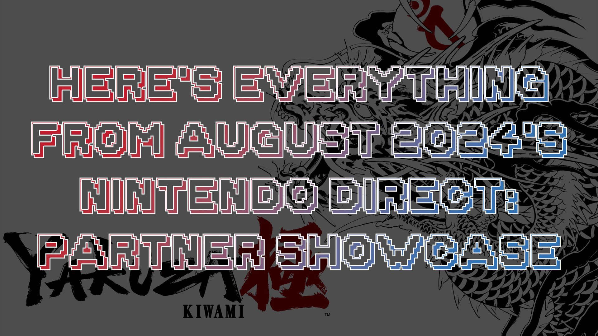 Here's Everything from August 2024's Nintendo Direct: Partner Showcase