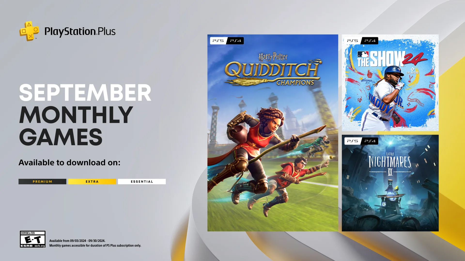 The PlayStation Plus Monthly Games for September go live on September 3