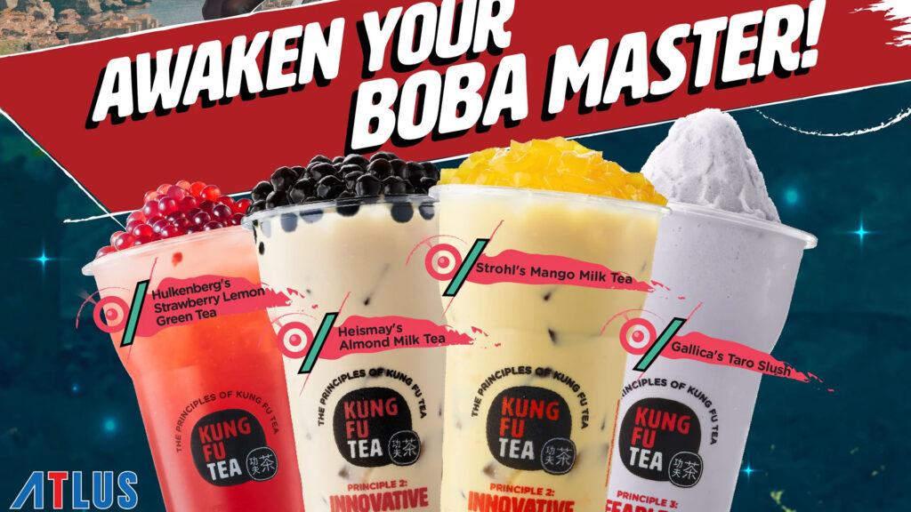 Kung Fu Tea is offering four drinks inspired by Metaphor: ReFantazio