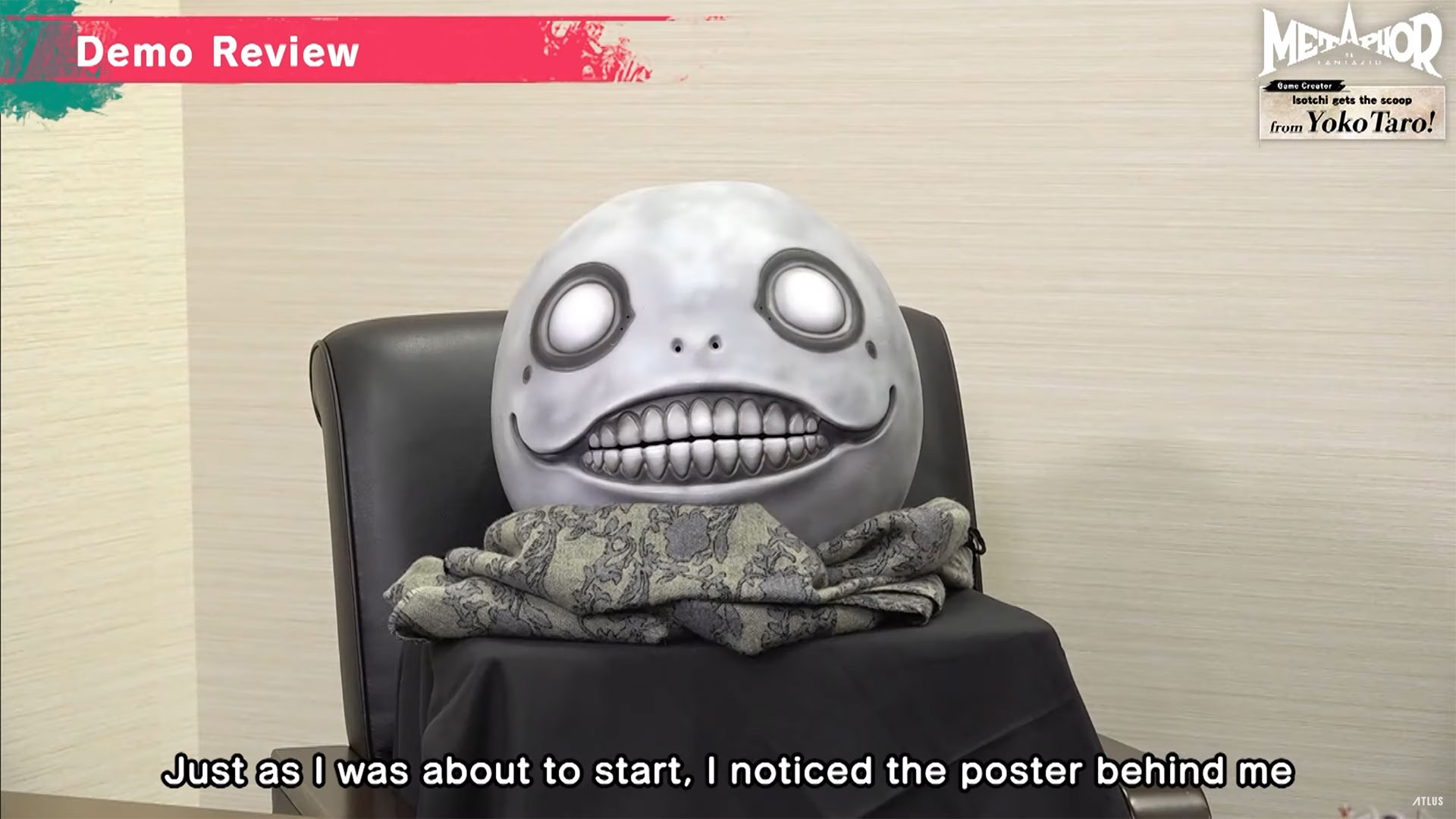 Yoko Taro recently gave his impression of Metaphor: ReFantazio