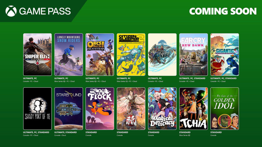 Xbox has announced the list of titles joining Game Pass in the second half of January 2025