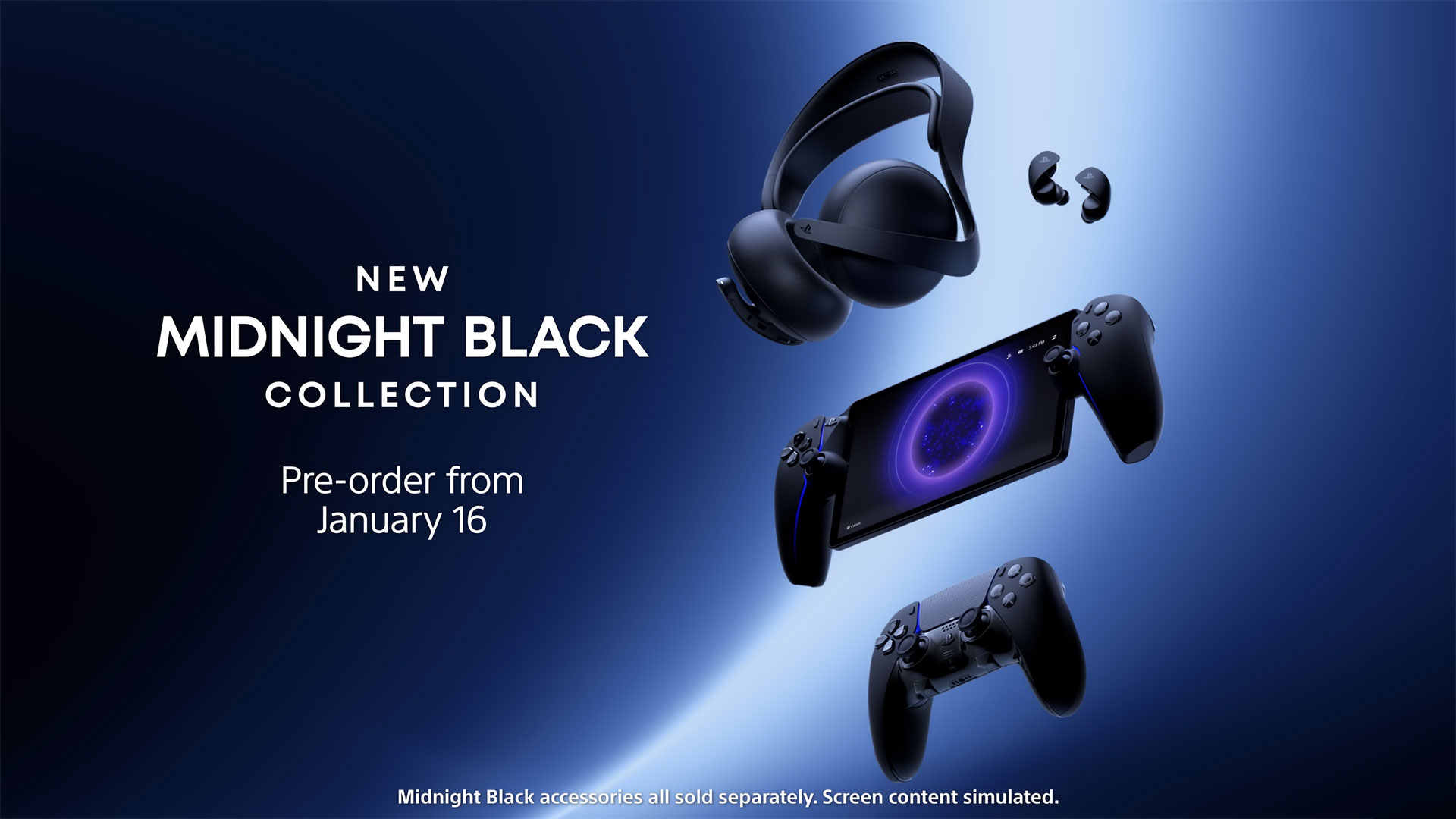 The PlayStation 5 Midnight Black Collection launches next month