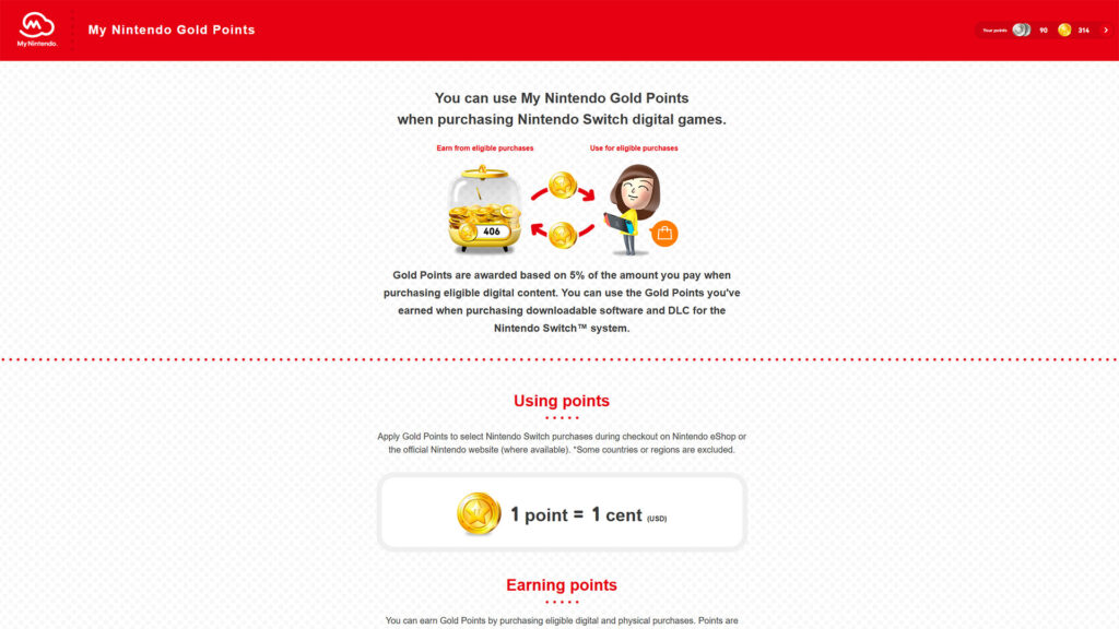 Nintendo is ending its My Nintendo Gold Points program