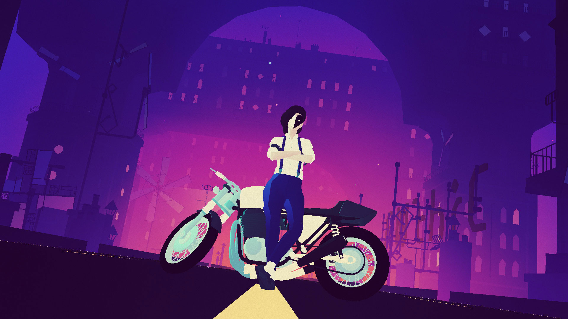 Sayonara Wild Hearts is available on PlayStation 5 starting today