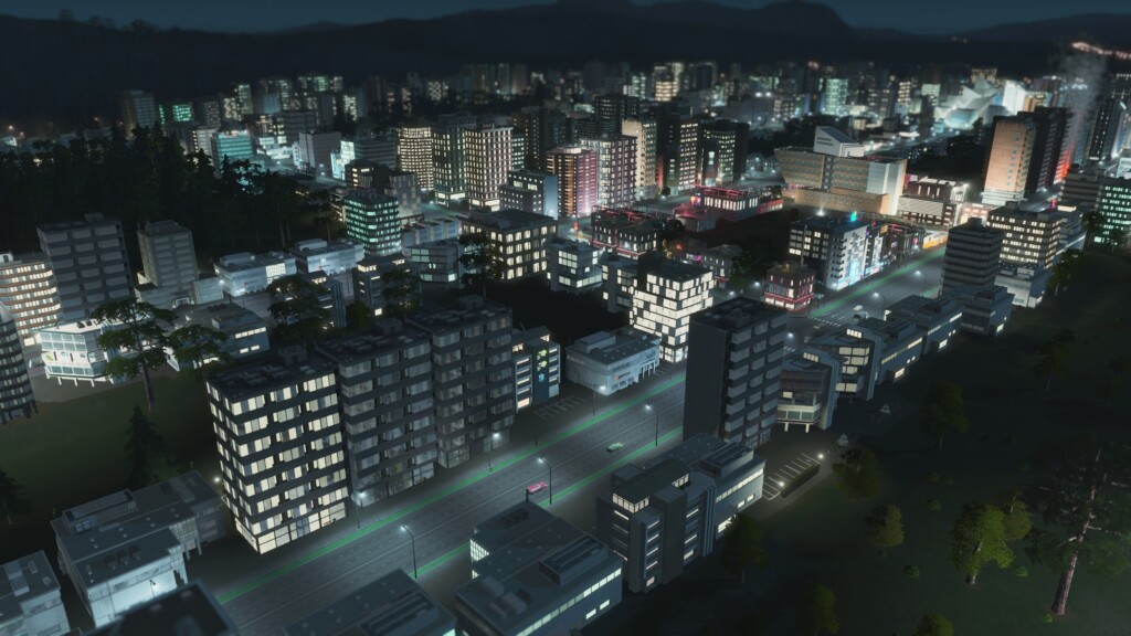 cities skylines after dark review full cleared