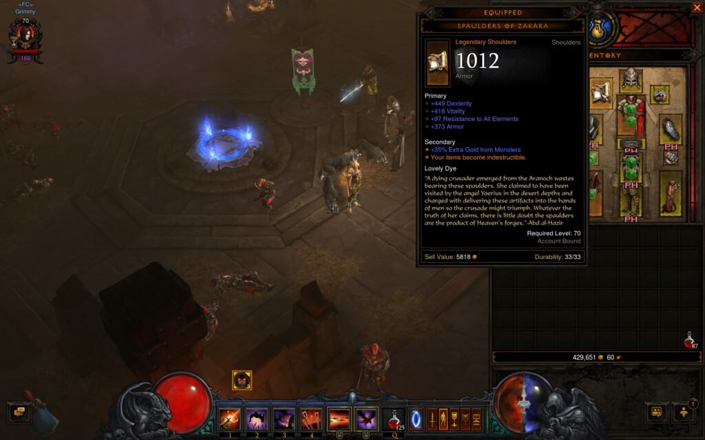 reaper of souls dh and barb builds full cleared