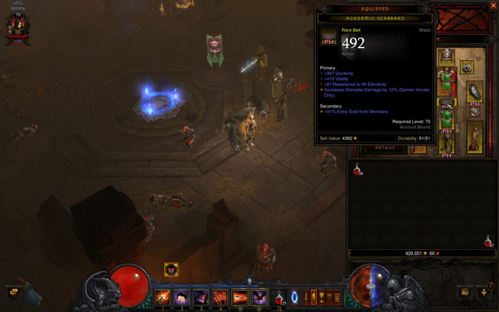 reaper of souls dh and barb builds full cleared