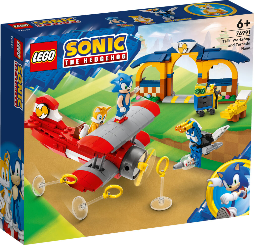 LEGO Sonic the Hedgehog Tails's Workshop and Tornado Plane (76991)