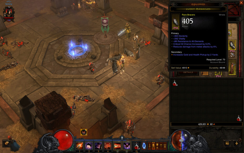 reaper of souls dh and barb builds full cleared
