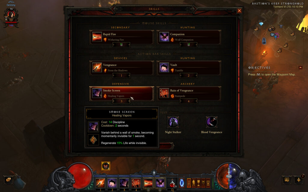 reaper of souls dh and barb builds full cleared