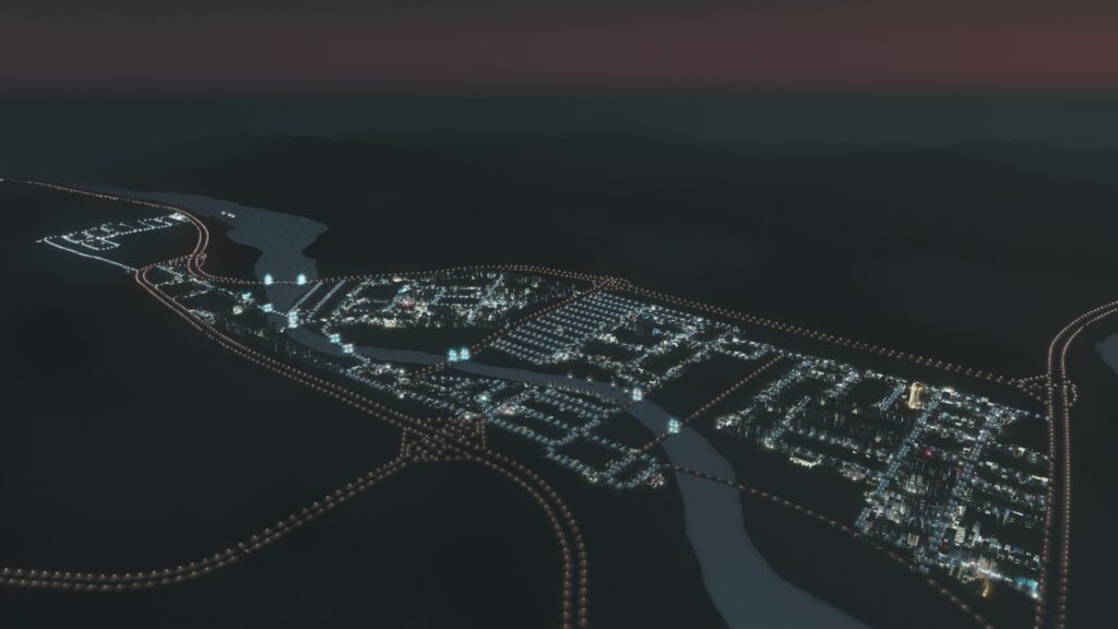 cities skylines after dark review full cleared
